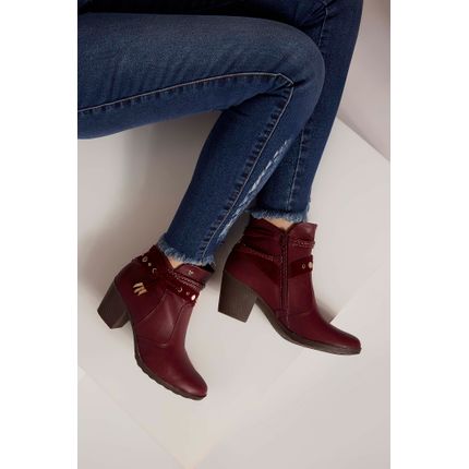 bota cano curto bordo