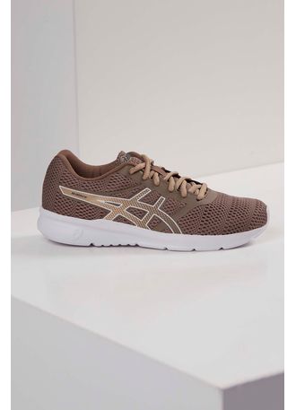 tenis asics marrom