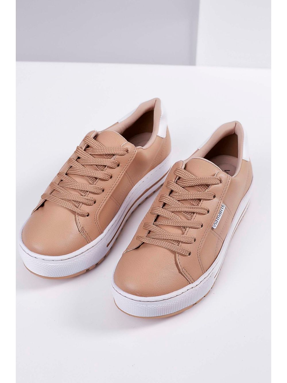 tenis via marte flatform rosa