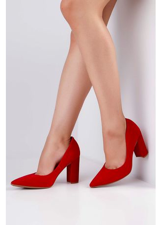 sapato beira rio vermelho