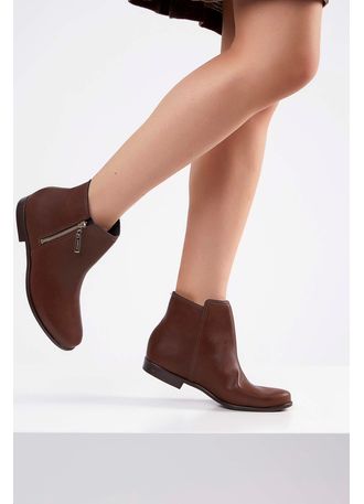 bota cano curto casual