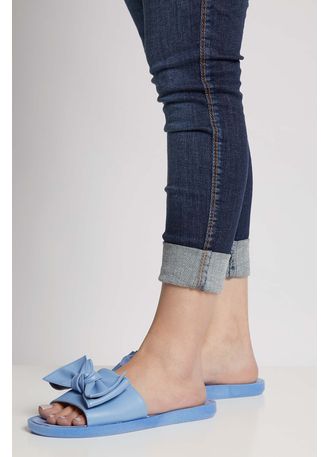 chinelo slide vizzano com laço