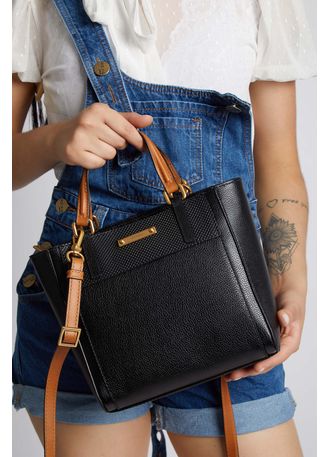 bolsa luz da lua transversal preta