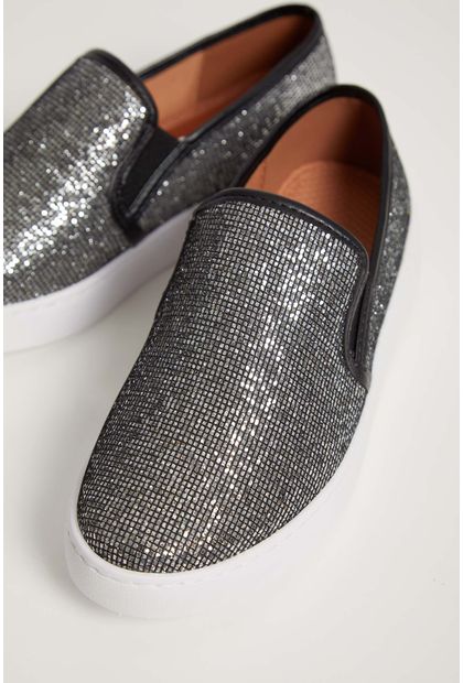 tenis vizzano glitter preto