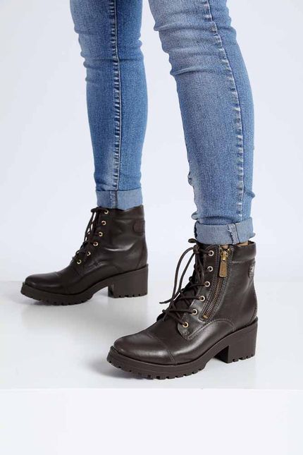 bota coturno feminina menor preço