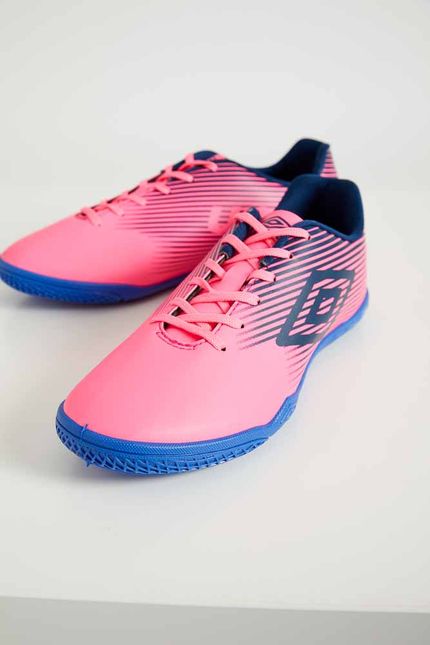 chuteira umbro futsal rosa