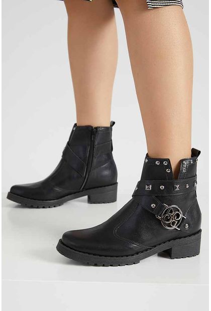 bota coturno bebece preta