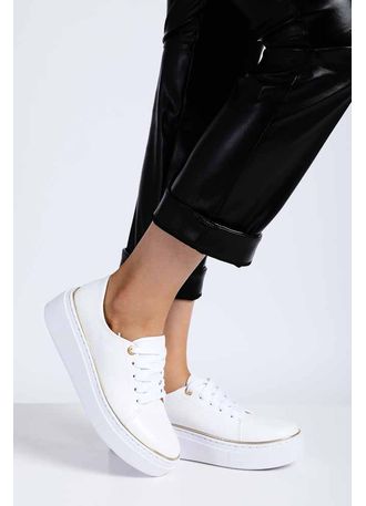 tenis casual feminino vizzano branco