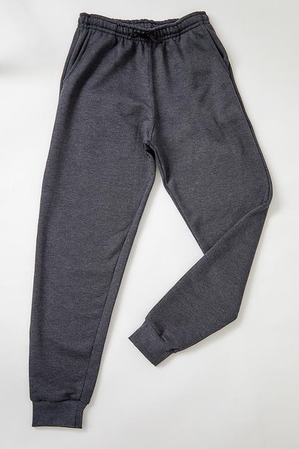 calça moletom cinza escuro