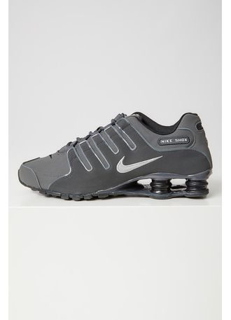 tenis nike shox nz cinza