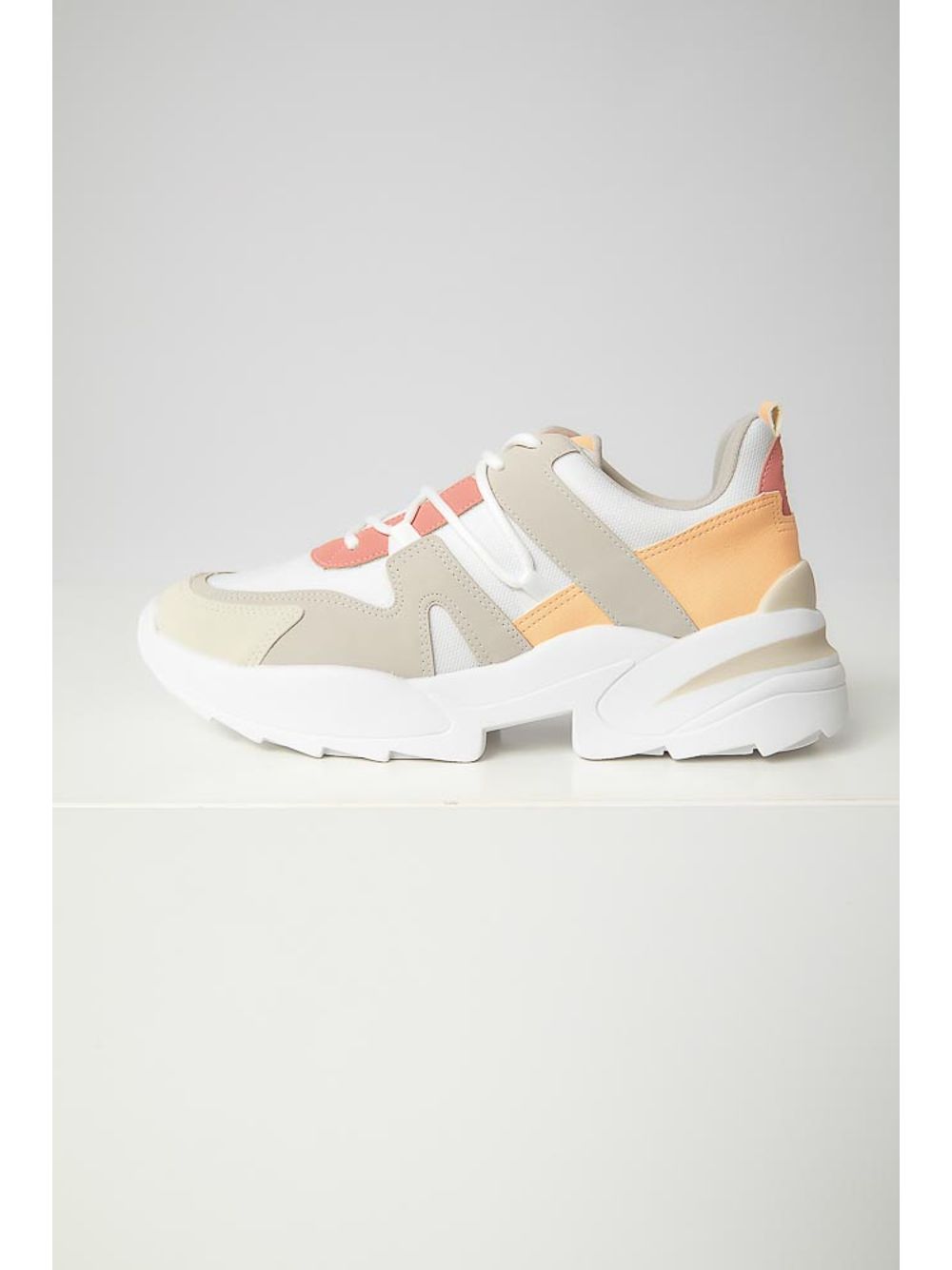 tênis via uno dad sneaker chunky bege