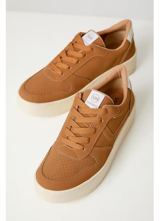 tenis casual feminino marrom