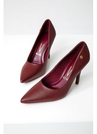 sapato scarpin vinho