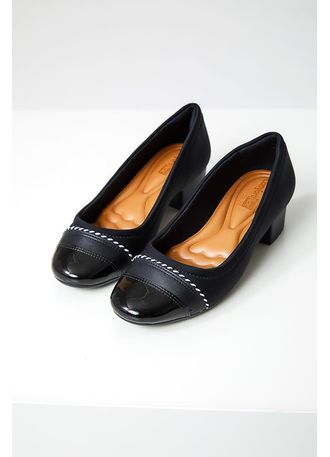 sapato confort feminino preto