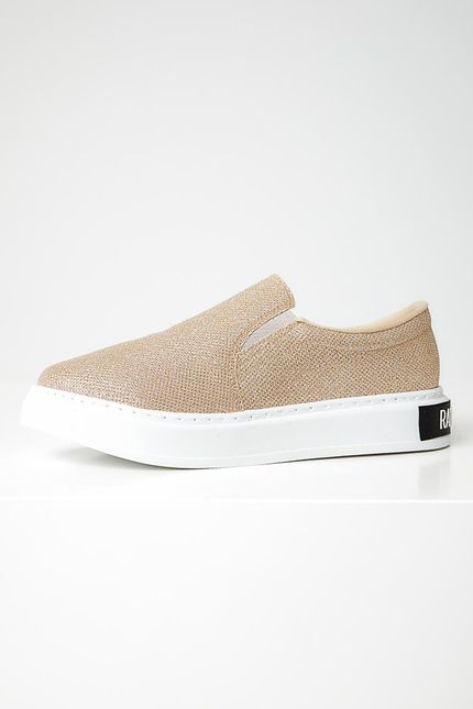 tênis slip on raphaella booz flatform feminino