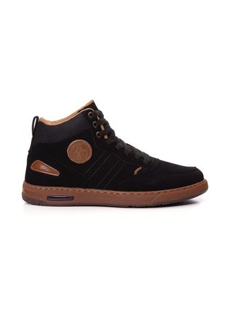 Tênis Skate Cano Alto Masculino Redikal Preto - pittol
