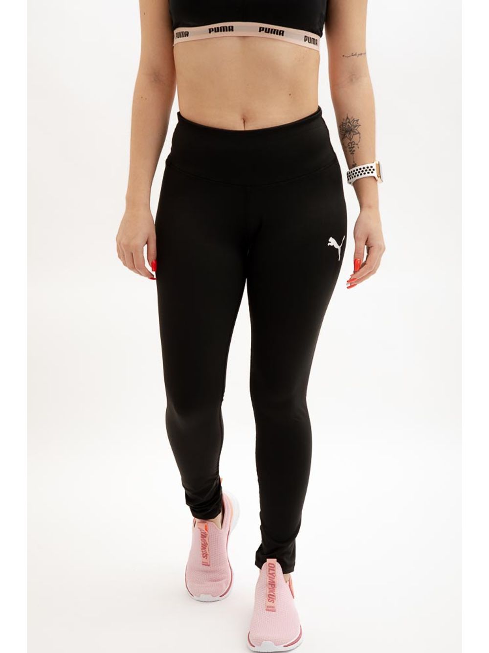 puma active logo leggings