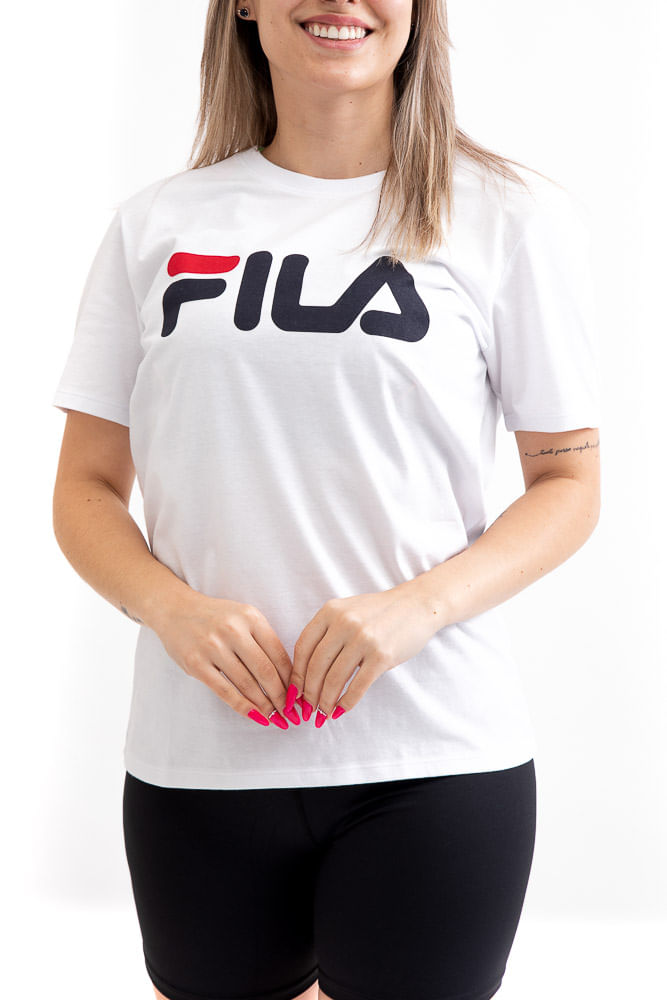 Camiseta-Basic-Letter-Feminina-Fila-Ls180466-100-Branco