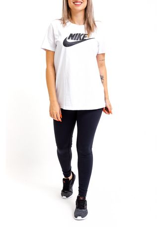 Camiseta-Casual-Feminina-Nike-Sportswear-Essential-Branco