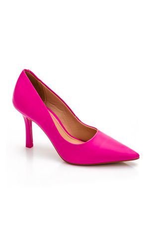 Sapato Scarpin Feminino Off Line Pink