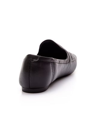 Sapato Loafer Feminino Lia Line Preto