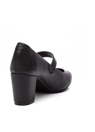 Sapato-Casual-Salto-Medio-Feminino-Modare-Preto