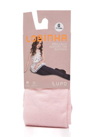 Meia Calça Lupo Legging Infantil Menina Lobinha Colors Fio 70 - 02595.001  Rosa - pittol