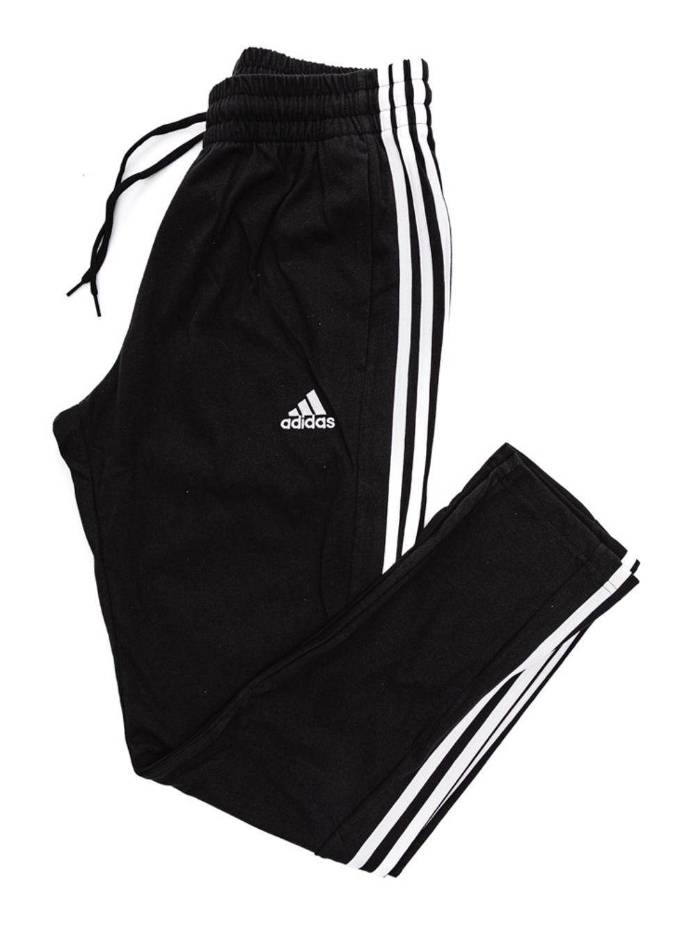 Calça Adidas Essentials 3-Stripes Feminina - Preto/Branco