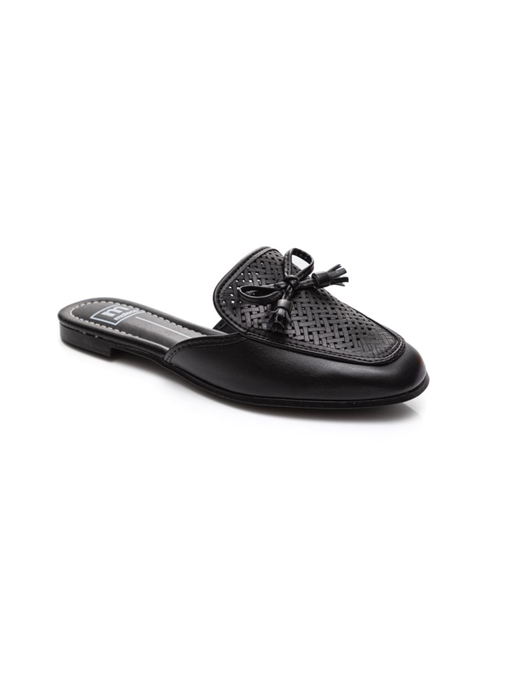 Sapatilha Feminino Mule Sapato Bico Fino Mocassim Rasteirinha Feminina  Casual Confortável Leve Preto Molec