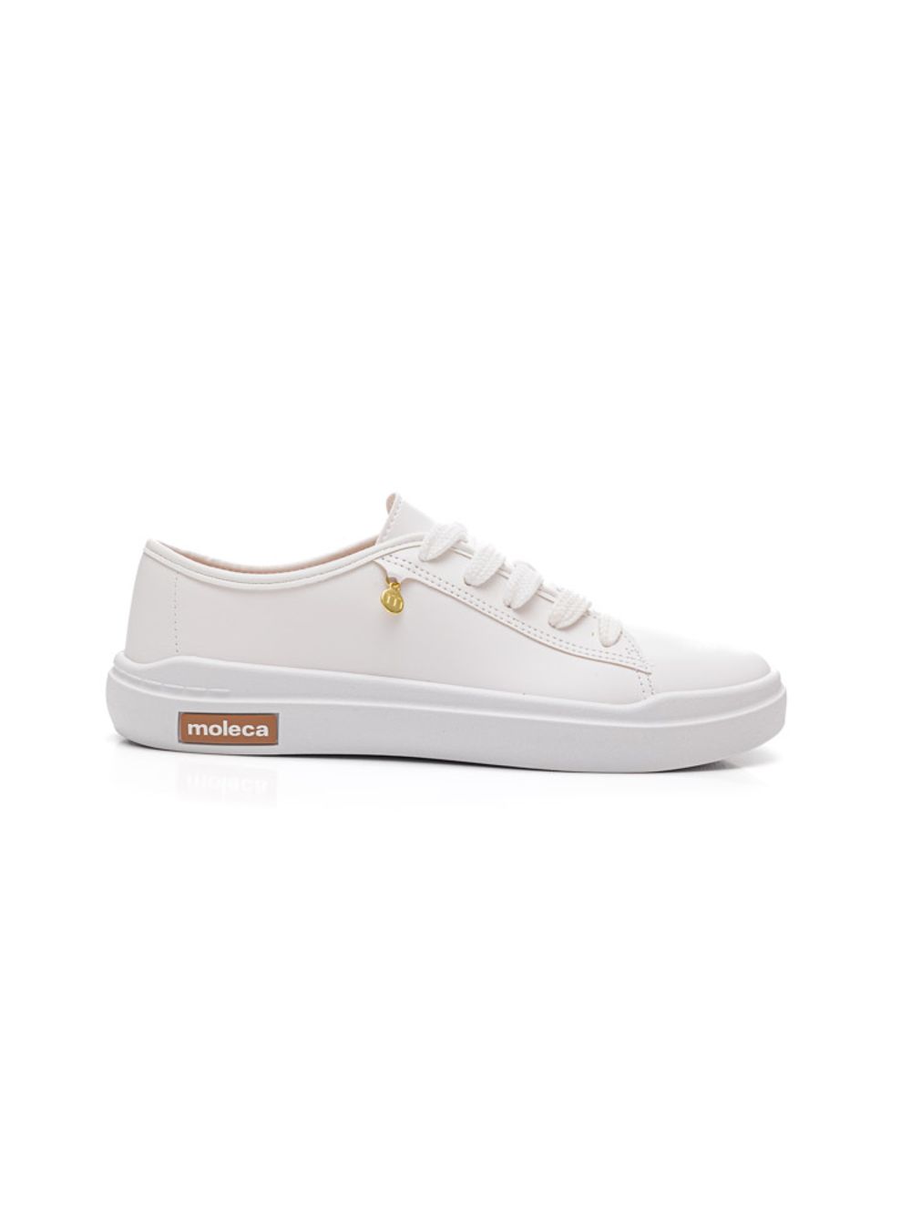 Tênis Moleca Casual Feminino Monocromático 5750.103 Branco - pittol