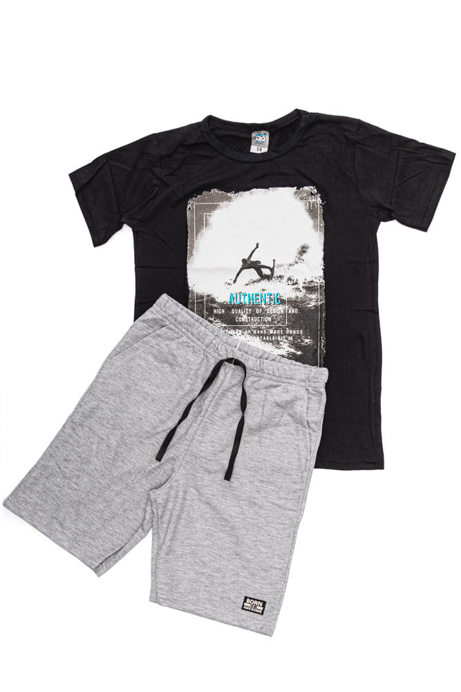 Conjunto-Dk2-Juvenil-Menino-Camiseta---Bermuda-Surf--Pi36101-Preto