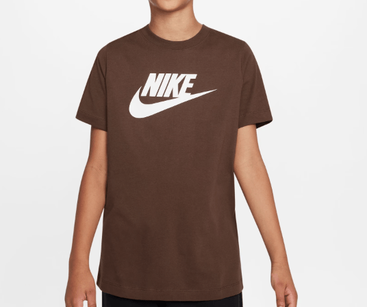 Camiseta-Nike-Sportswear-Futura-Icon-Infantil-Ar5252-259-Marrom-