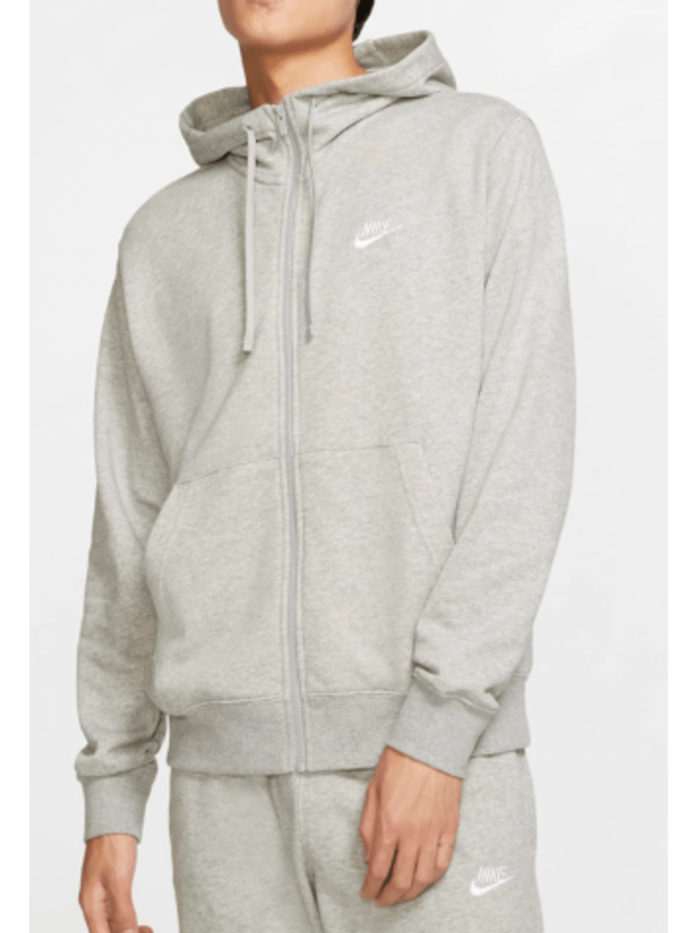 Jaqueta Moletom Masculina Nike Sportswear Club Cinza pittol