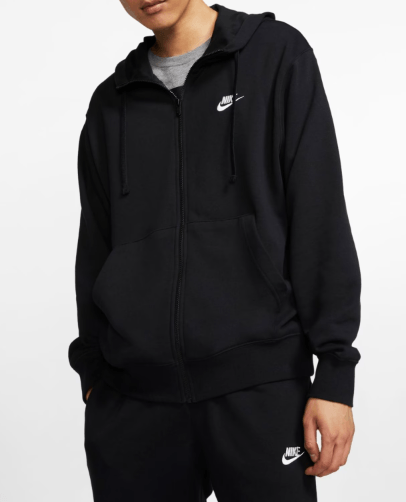 Jaqueta-Nike-Club-Hoodie-Masculina-Bv2648-010-Preto