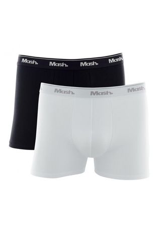 Kit com 5 Cueca Boxer Cotton Basic Casual Underwear