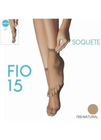 Meia-Soquete-Fio-15-Feminina-Selene-9870.001-Nude
