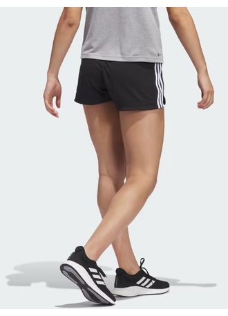 Shorts-Esportivo-Feminino-Malha-Adidas-Pacer-3-Stripes-Preto