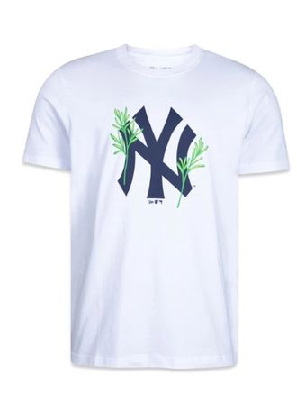 Camiseta-New-Era-New-York-Yankees-Rooted-Nature-Mbv24tsh024-Branco