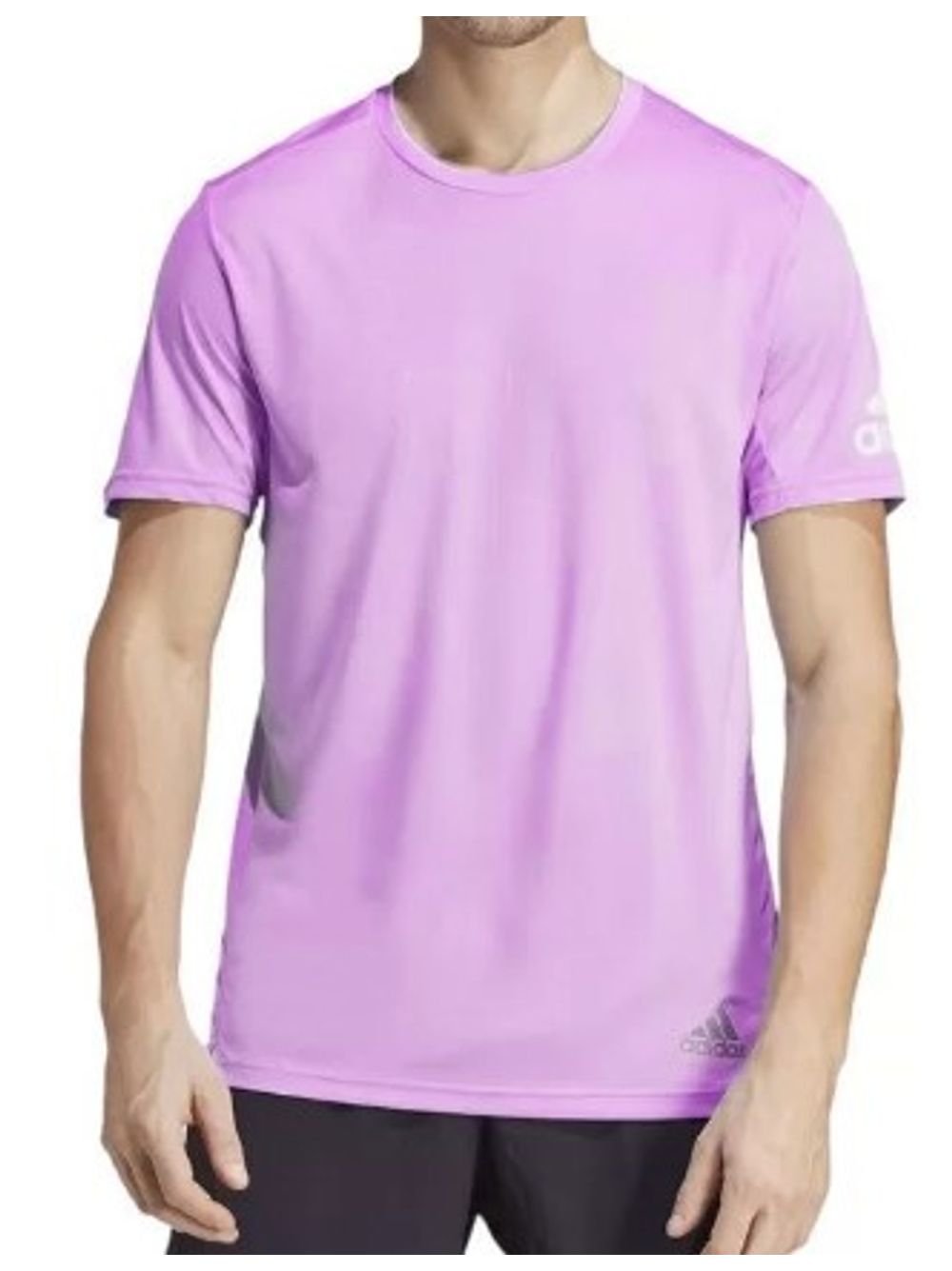 Camiseta Feminina Casual Adidas Essentials Slim Lilas - pittol