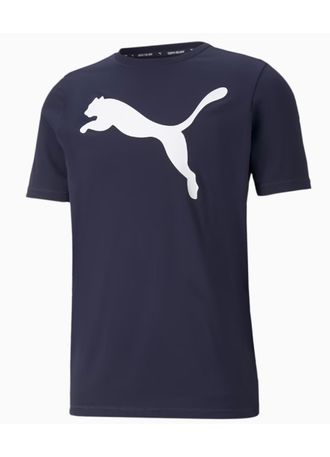 Camiseta-Puma-Active-Big-Logo-Masculina-671738-Marinho