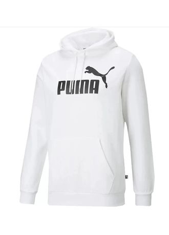 Blusao-Canguru-Capuz-Masculino-Puma-Essentials-Branco