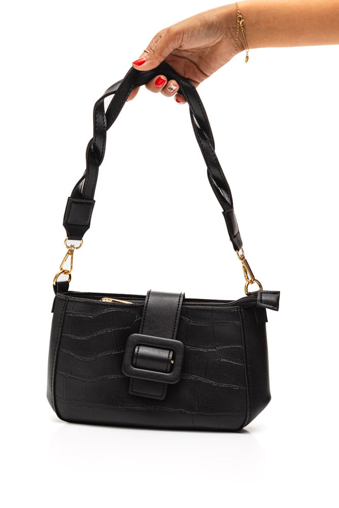 Bolsa-Luxcel-Transversal-Feminina-Fivela-E-Alca-Trancada-Bg72525-Preto