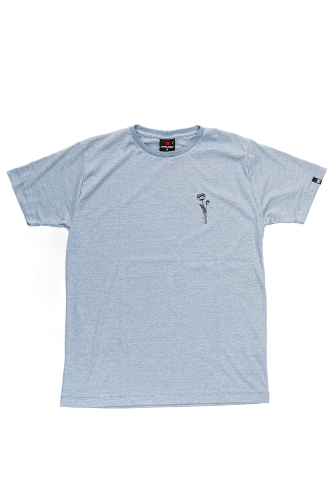 Camiseta-Coral-Reef-Casual-Masculina-Freedom-9395-Azul