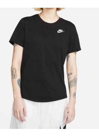 Camiseta-Nike-Sportswear-Feminina-Club-Essentials-Dx7902-010-Preto