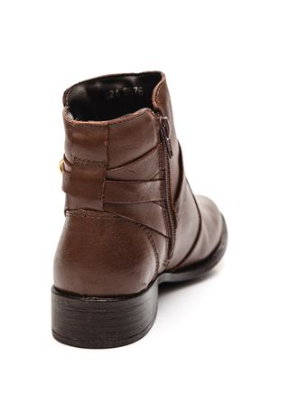 Bota-Ankle-Boot-Feminino-Adulto-Crisdan-8676-Marrom-