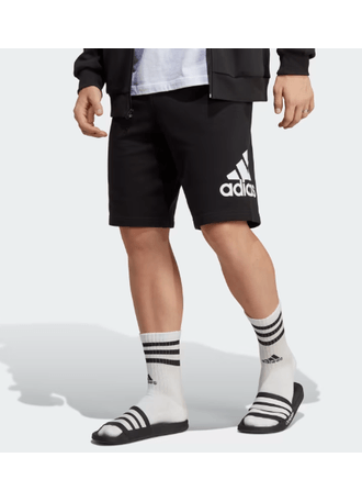 Bermuda-Adidas-Essentials-Masculina-Big-Logo-French-Terry-Ic9401-Preto