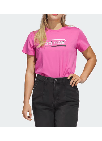 Camiseta-Adidas-Classic-Feminina-Essentials-Logo-Hs2509-Rosa