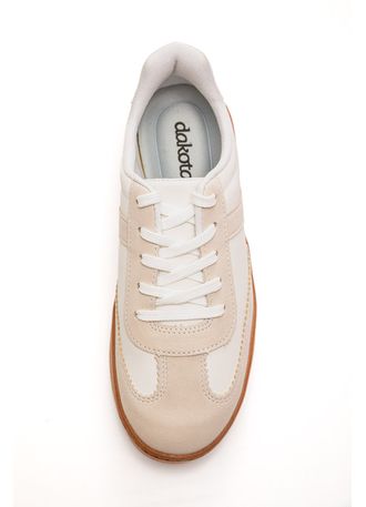 Tenis-Via-Marte-Casual-Feminino-Classic-G9953-Bege