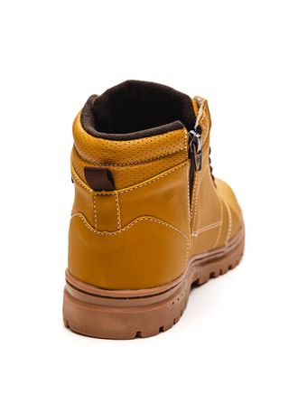 Bota-Sport-Fire-Coturno-Masculino-Ziper-0103api-Amarelo