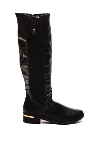 Bota-Bebece-Montaria-Feminina-Cano-Longo-Com-Elastico-T1834222-Preto